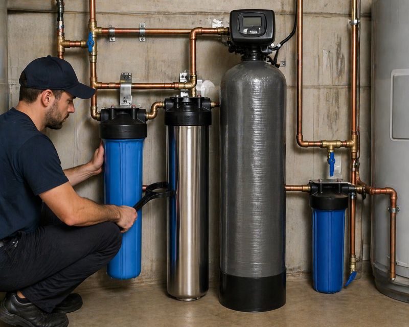 Filtration System Installation in Asheville, NC