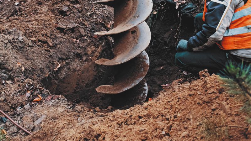 Products For Well Diggings in use